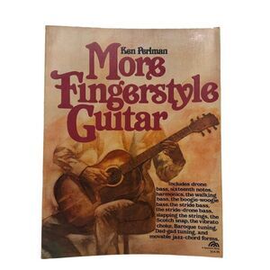 More Fingerstyle Guitar Ken Perlman Songbook Sheet Music 1985 Spectrum Vintage